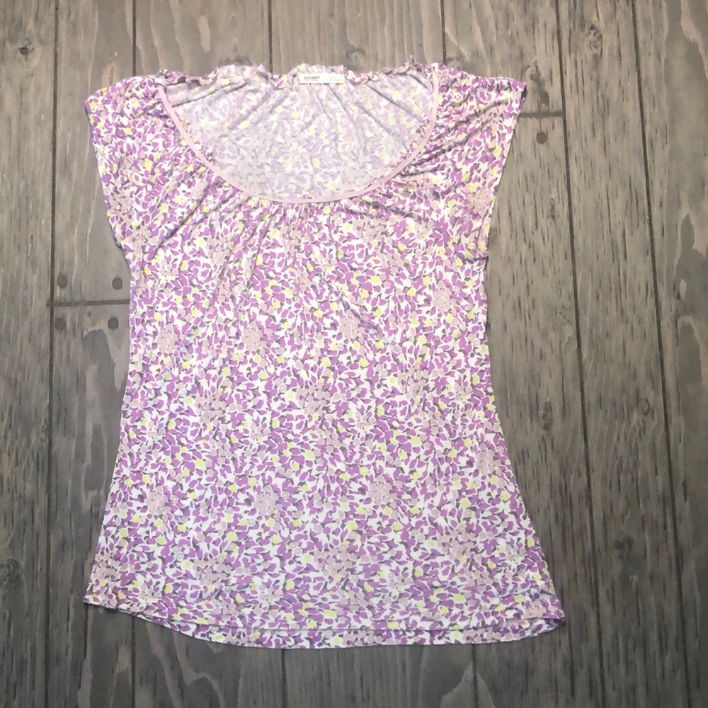 Old Navy Large Tall Floral Print Shirt